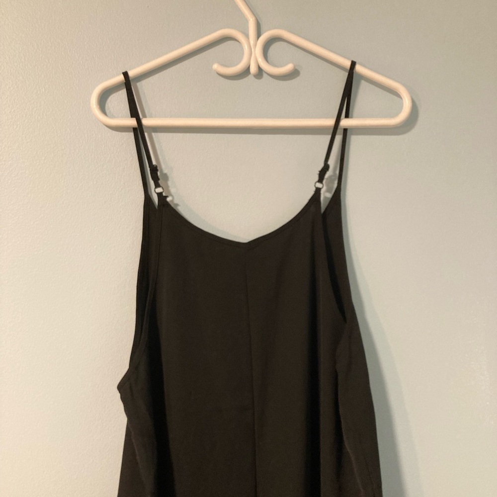 Wide leg Black Women's Jumpsuit